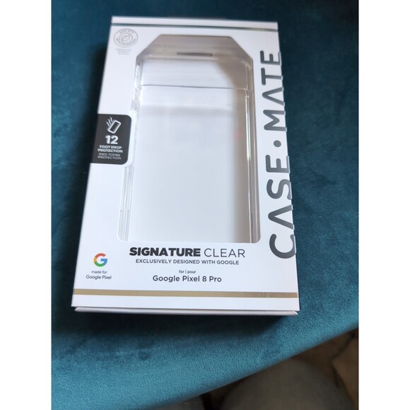 Case-Mate Signature Clear Case for Google Pixel 8 Pro - Picture 1 of 6